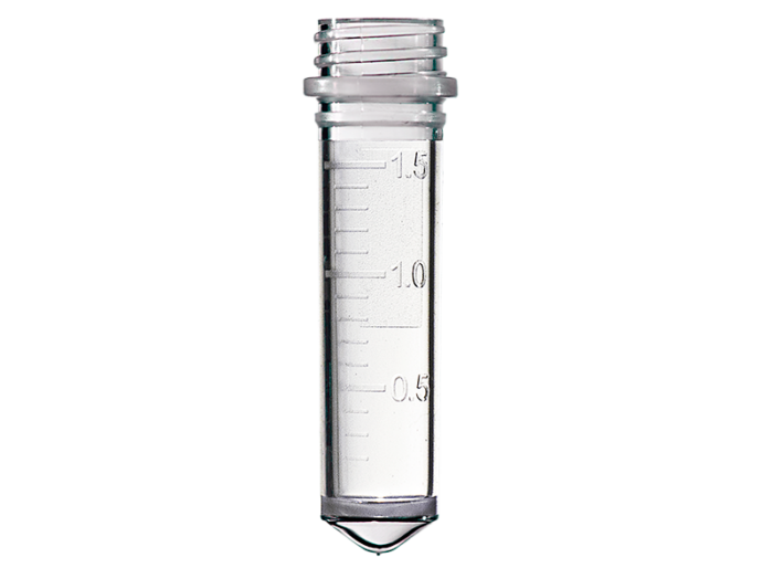 2ml Microcentrifuge Tube. Screw Thread. Without Cap. Non-Freestanding