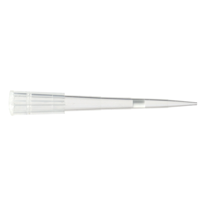 20ul Filter Pipette Tips. 47mm Long. Low Retention. Racked. Sterile