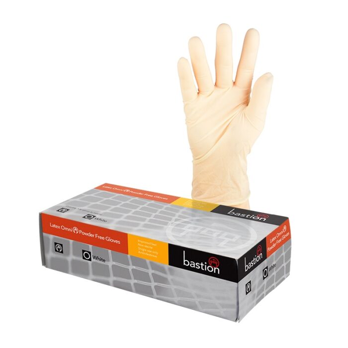 Bastion Latex Omni Gloves. Powder-Free