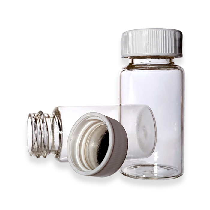 20ml Scintillation Vial White cap attached